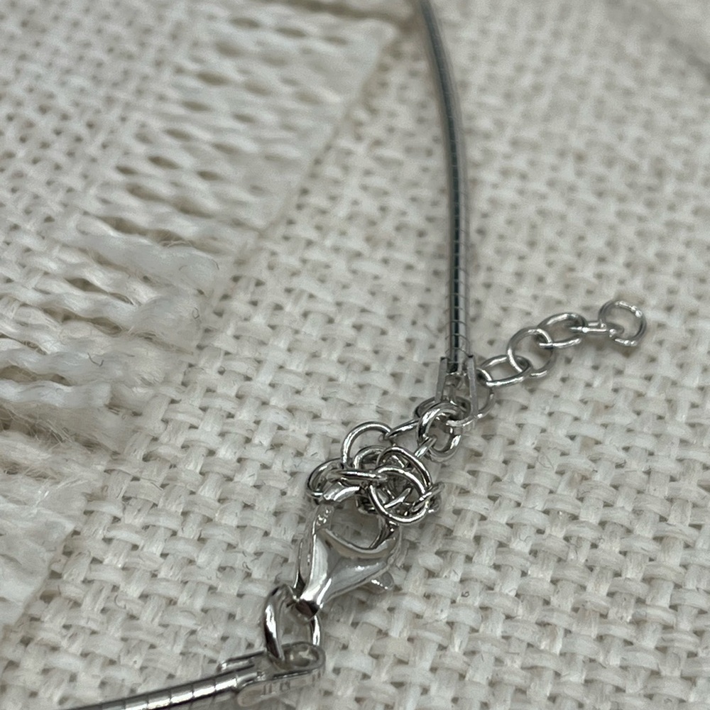 925 Sterling Silver QVC Epiphany Diamonique Pavé Bead Necklace - Picture 11 of 16